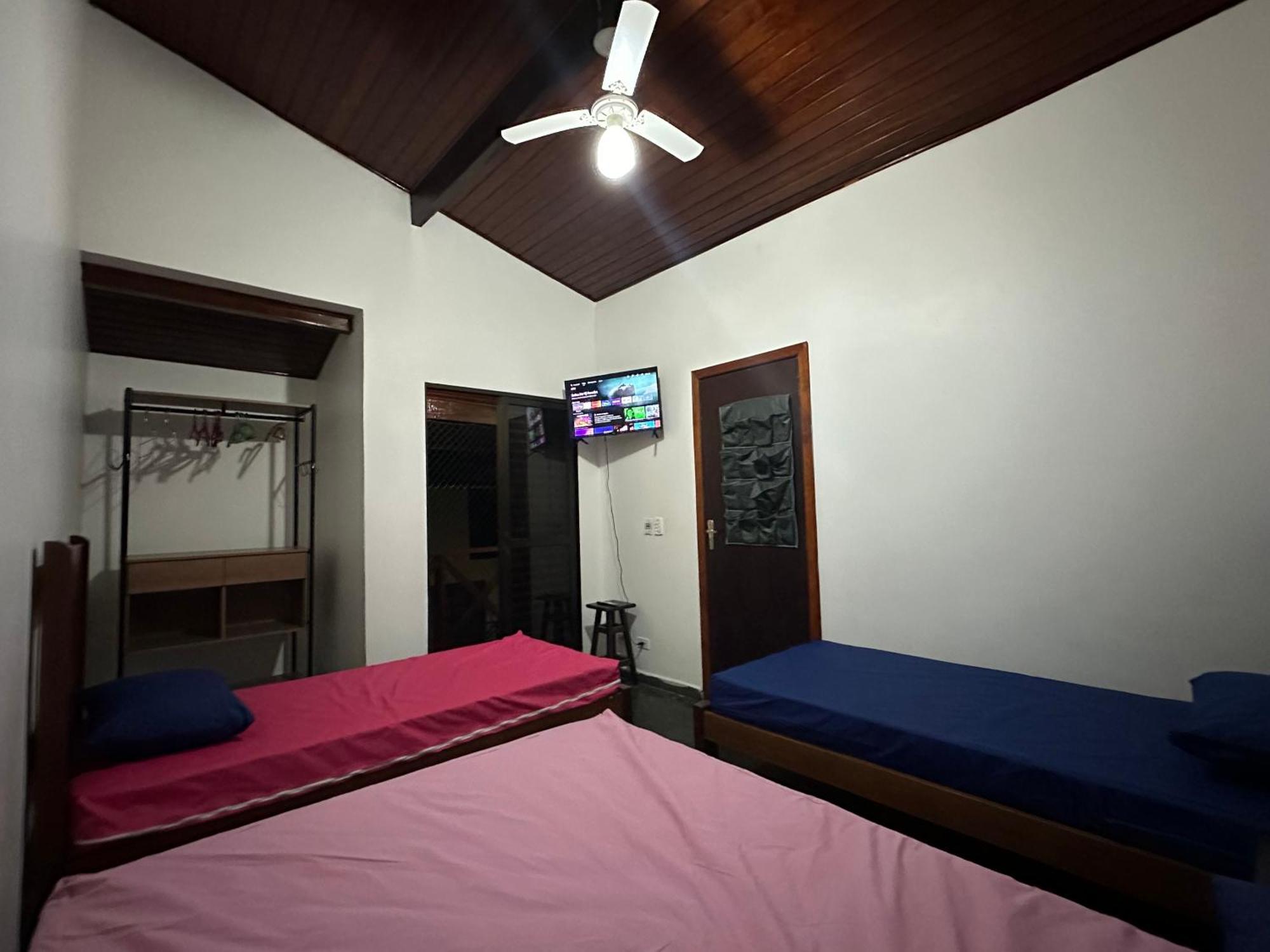Lindo tríplex centro com piscina churrasqueira em condomínio 90m2 Ubatuba Exterior foto