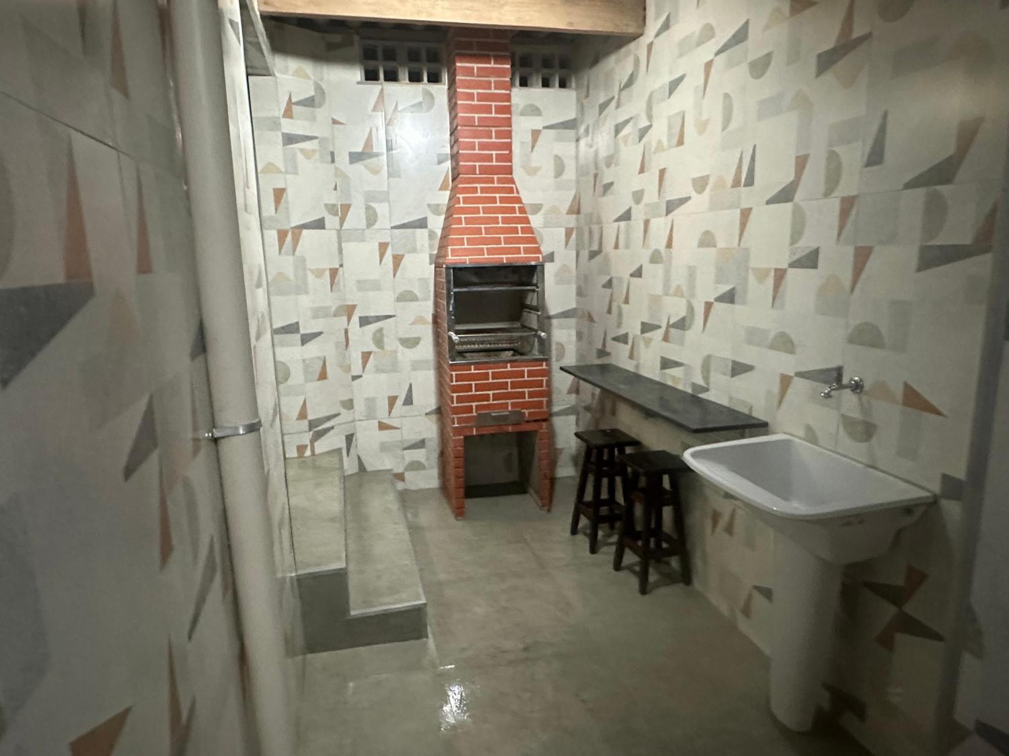Lindo tríplex centro com piscina churrasqueira em condomínio 90m2 Ubatuba Exterior foto